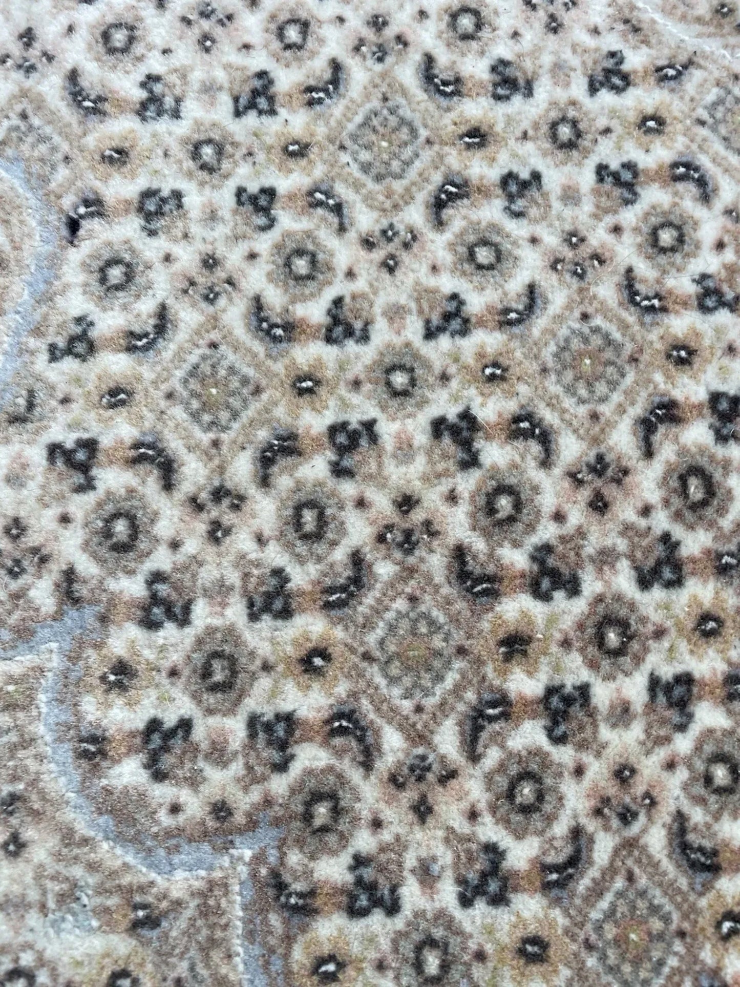 Multiple floral elements creating dense pattern

