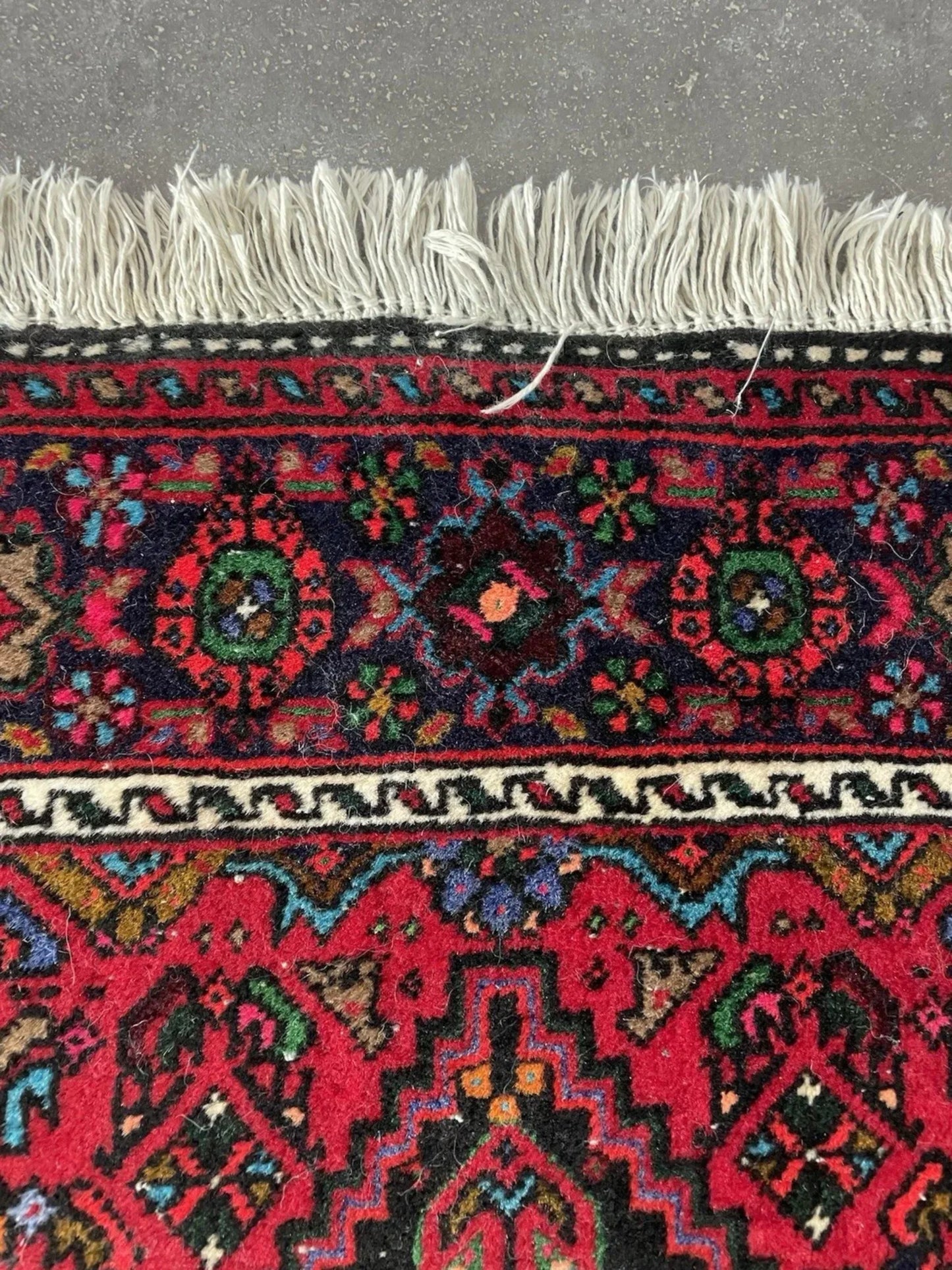 Multiple geometric elements creating visual rhythm

