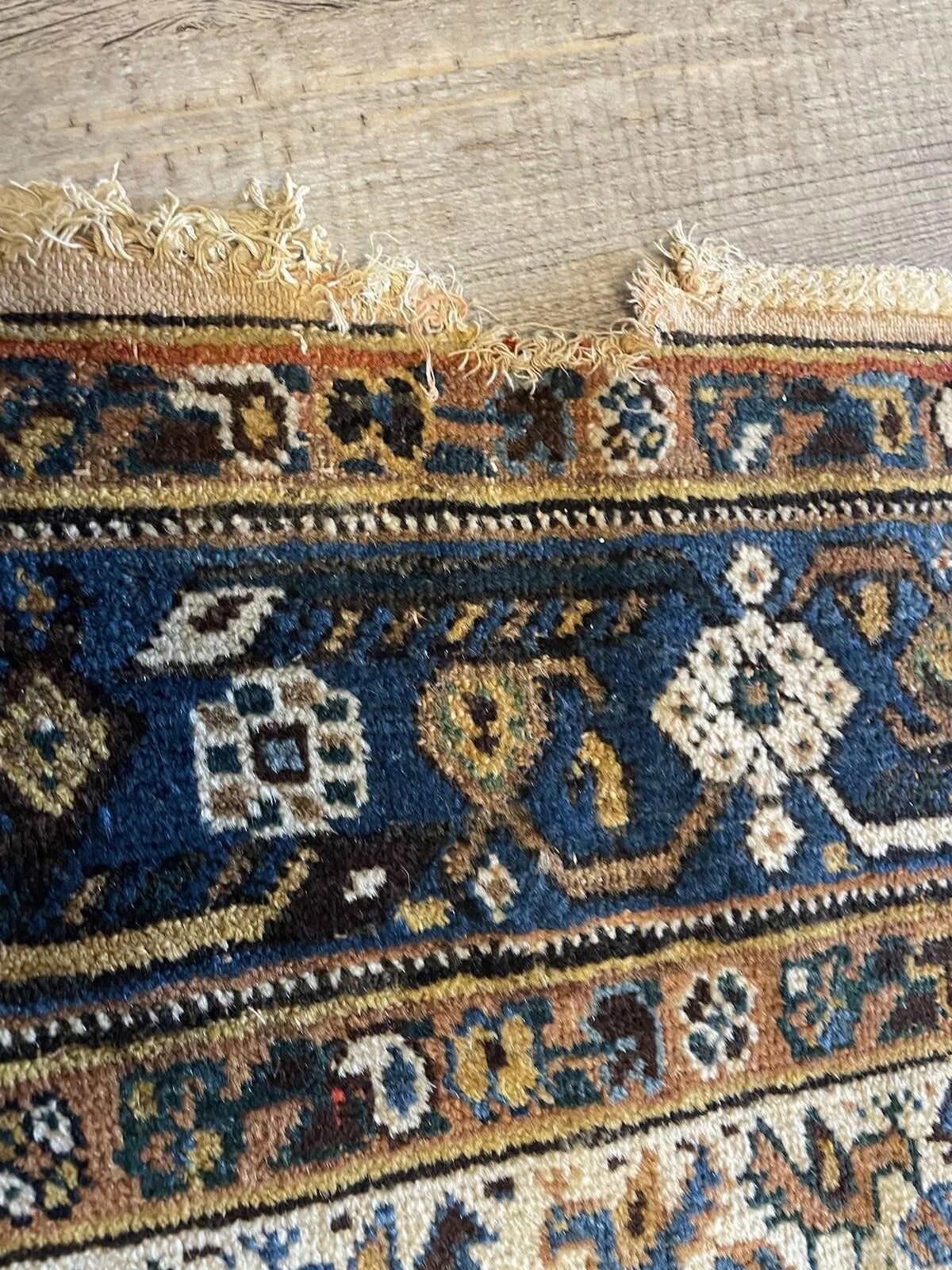 Handwoven antique Afshar carpet showcasing fine craftsmanship
