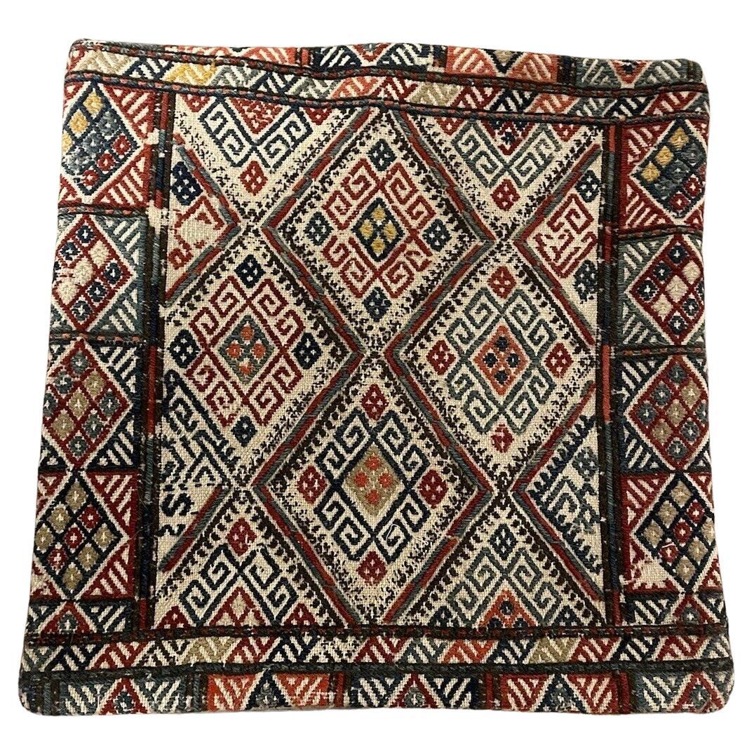 Handmade antique Persian Sumak bag from the 1930s
