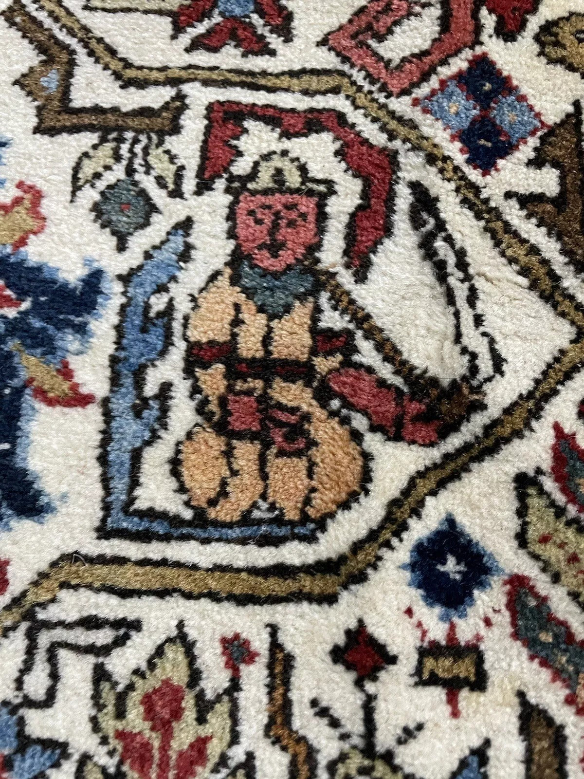 Vintage Persian Qum rug showcasing exquisite craftsmanship
