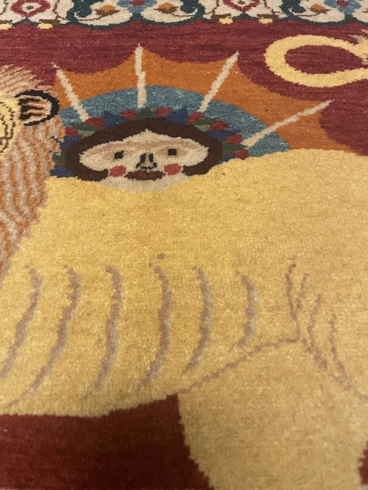 Vintage Tabriz carpet with rich Persian heritage
