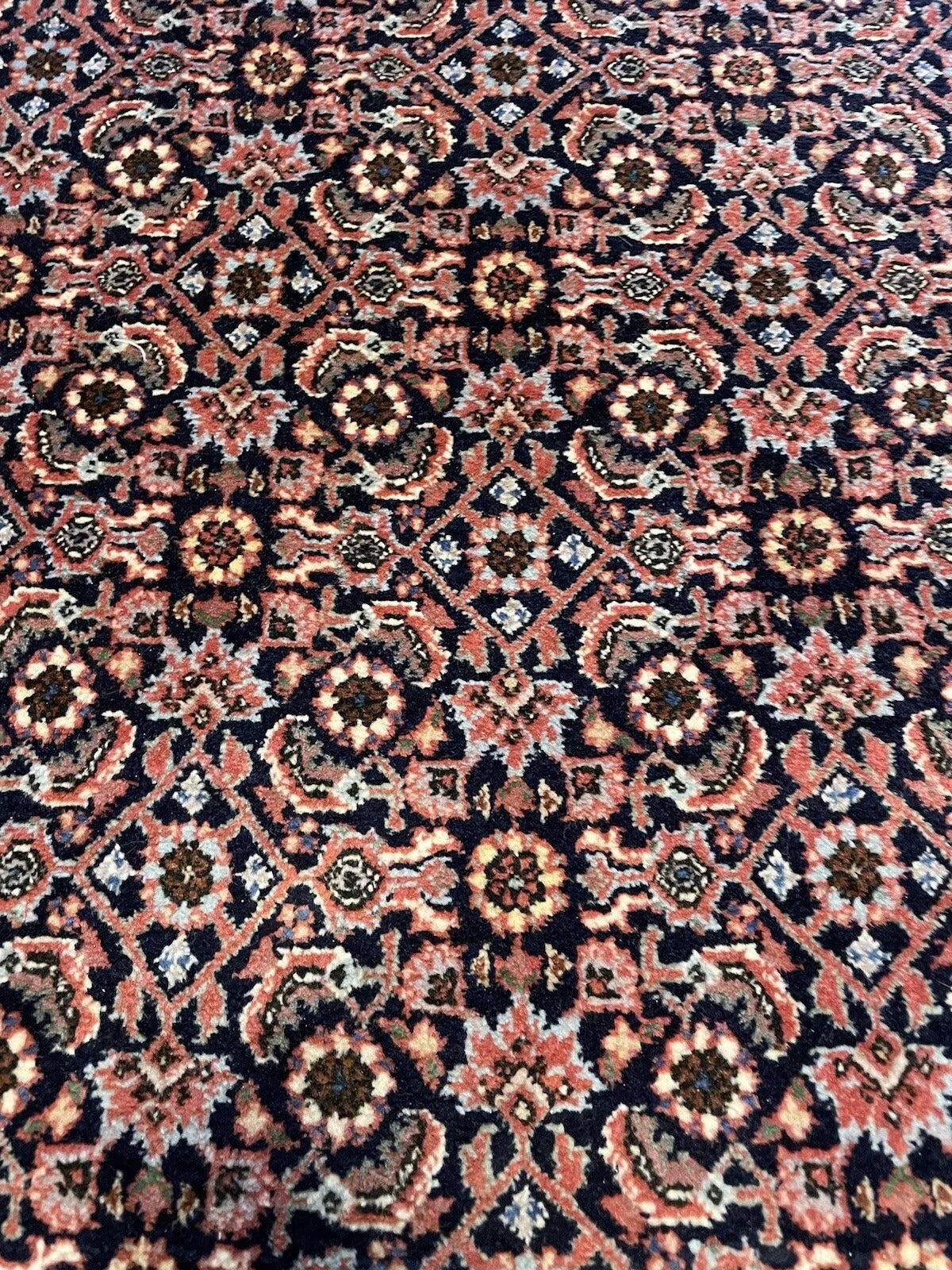 Soft and durable vintage wool rug, perfect for home interiors
