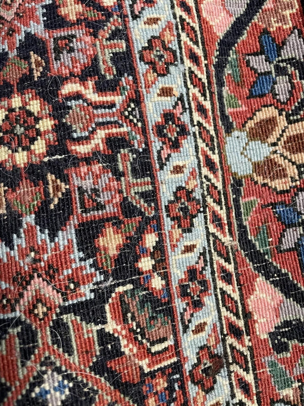 Traditional handmade Bidjar rug with artistic patterns and high durability
