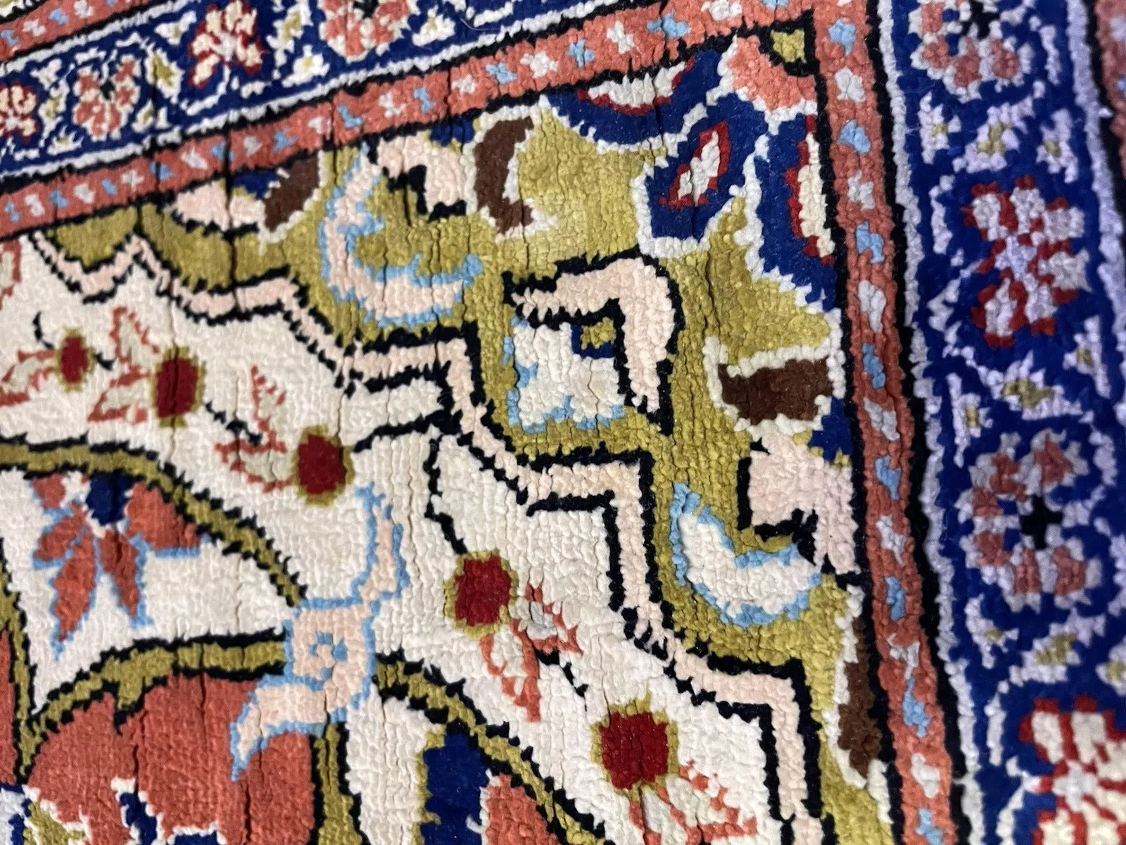 Elegant silk sheen captured in close view

