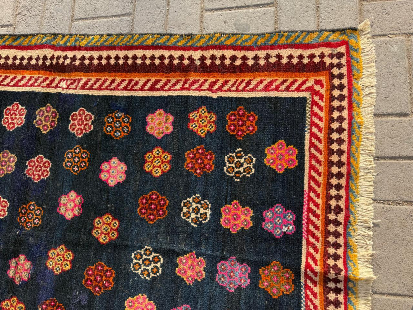 Full rug view showing all-over pattern composition

