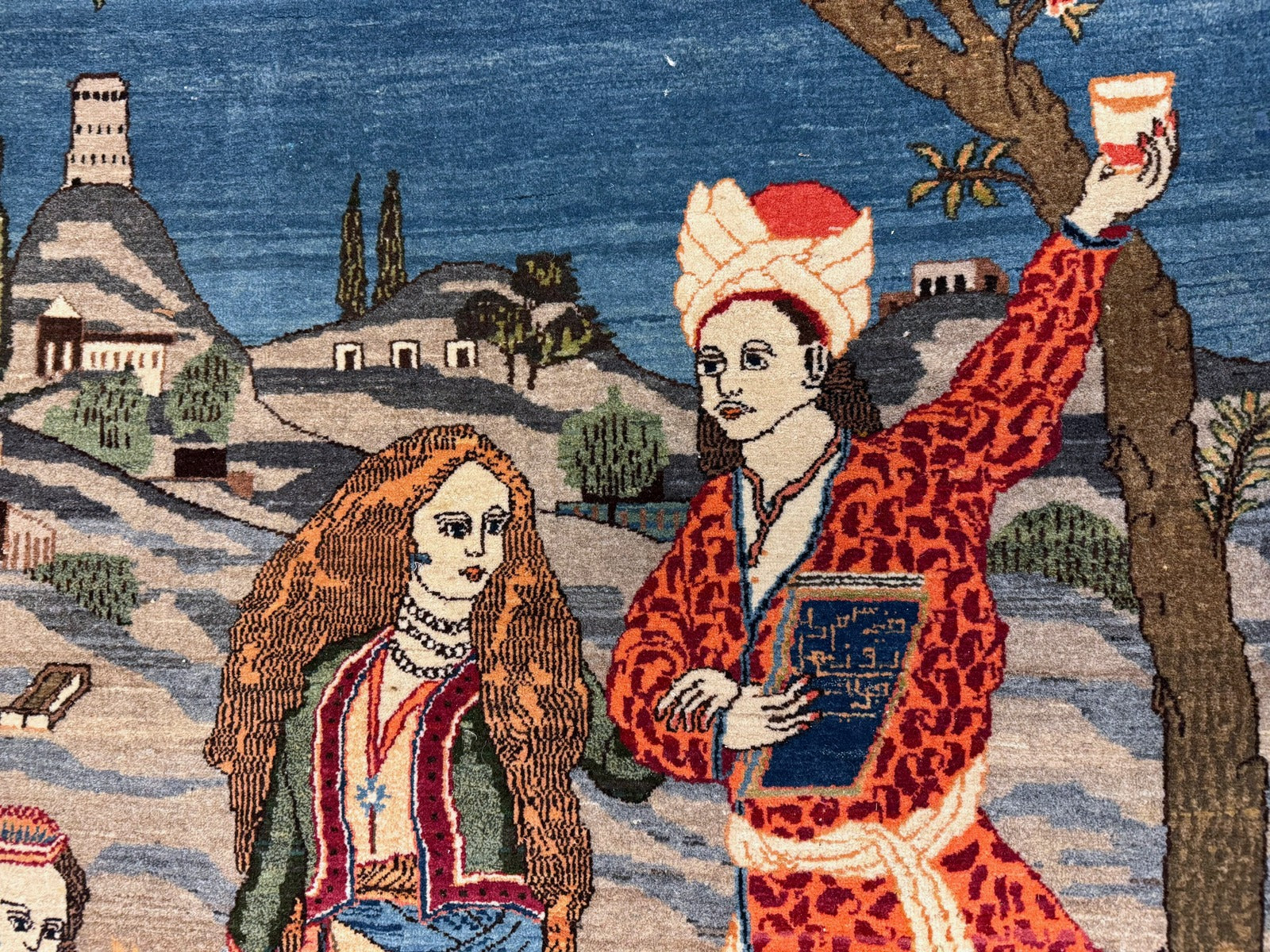Close-up of traditional instrument players in detail

