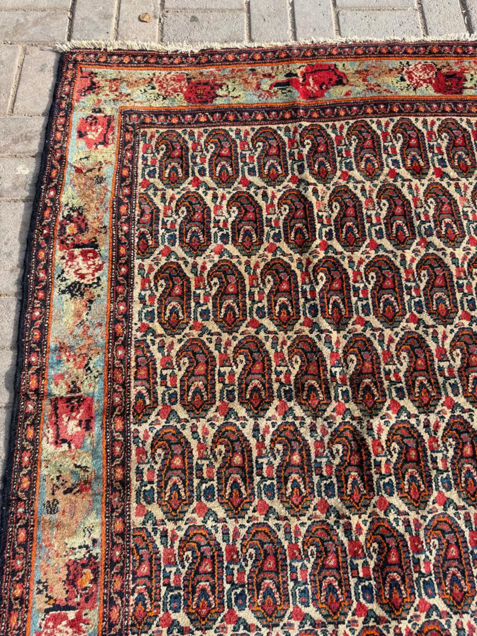 Geometric border framing the central pattern

