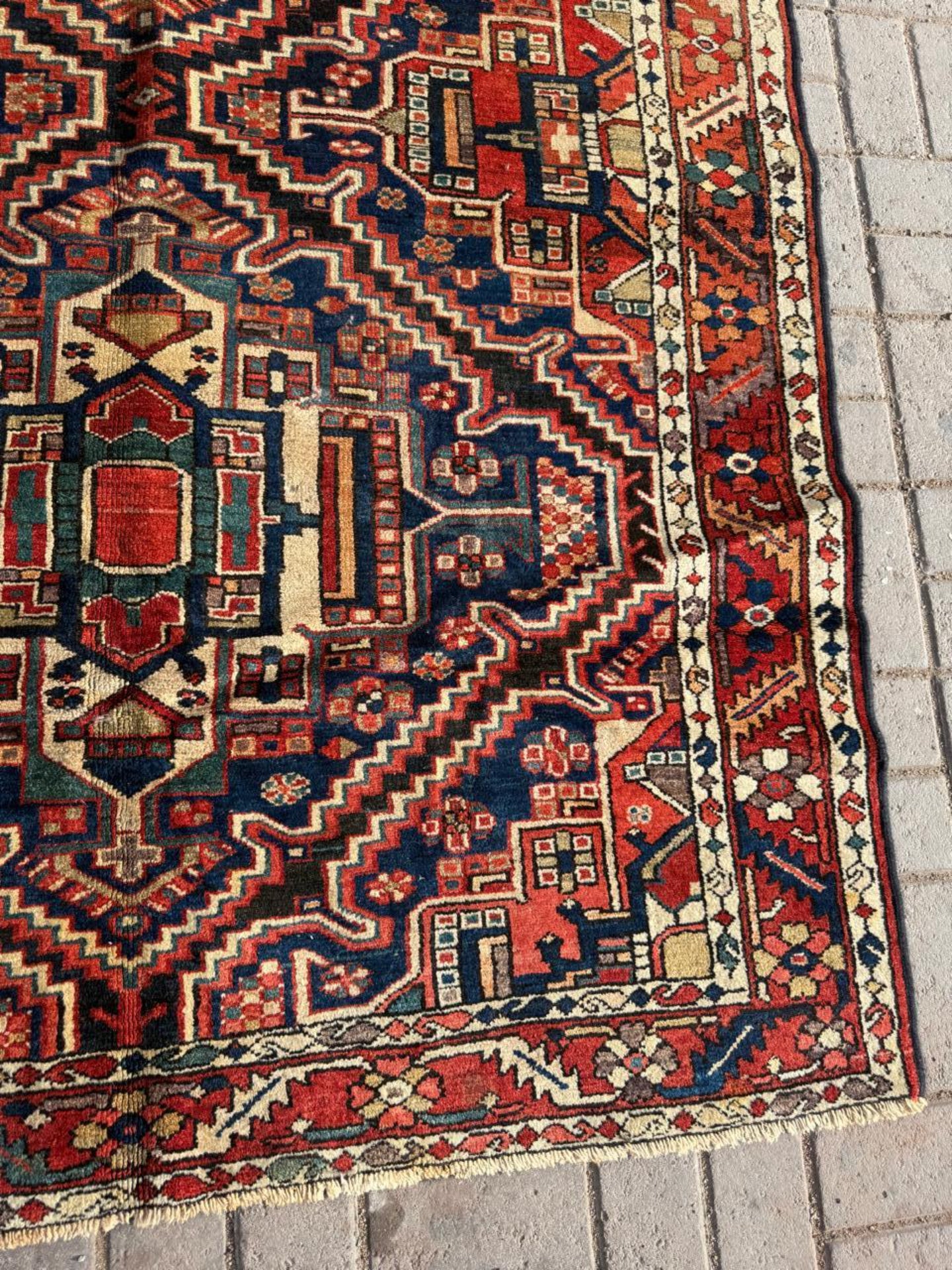 Full rug view showing balanced panel composition

