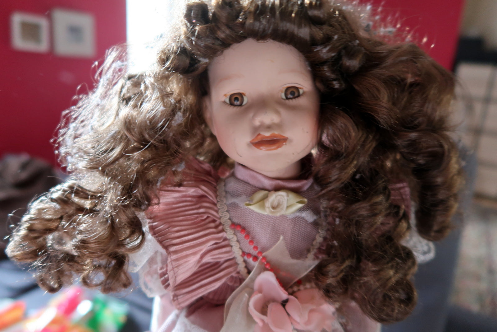 Lovely vintage doll for display or collection
