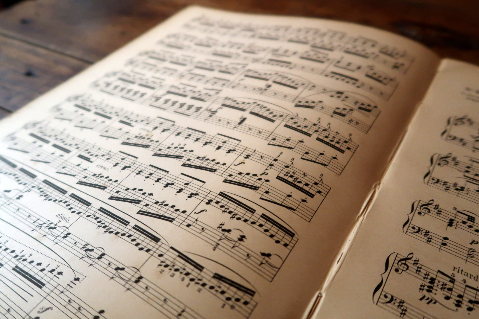 Rare antique sheet music edited by Theodor Kullak
