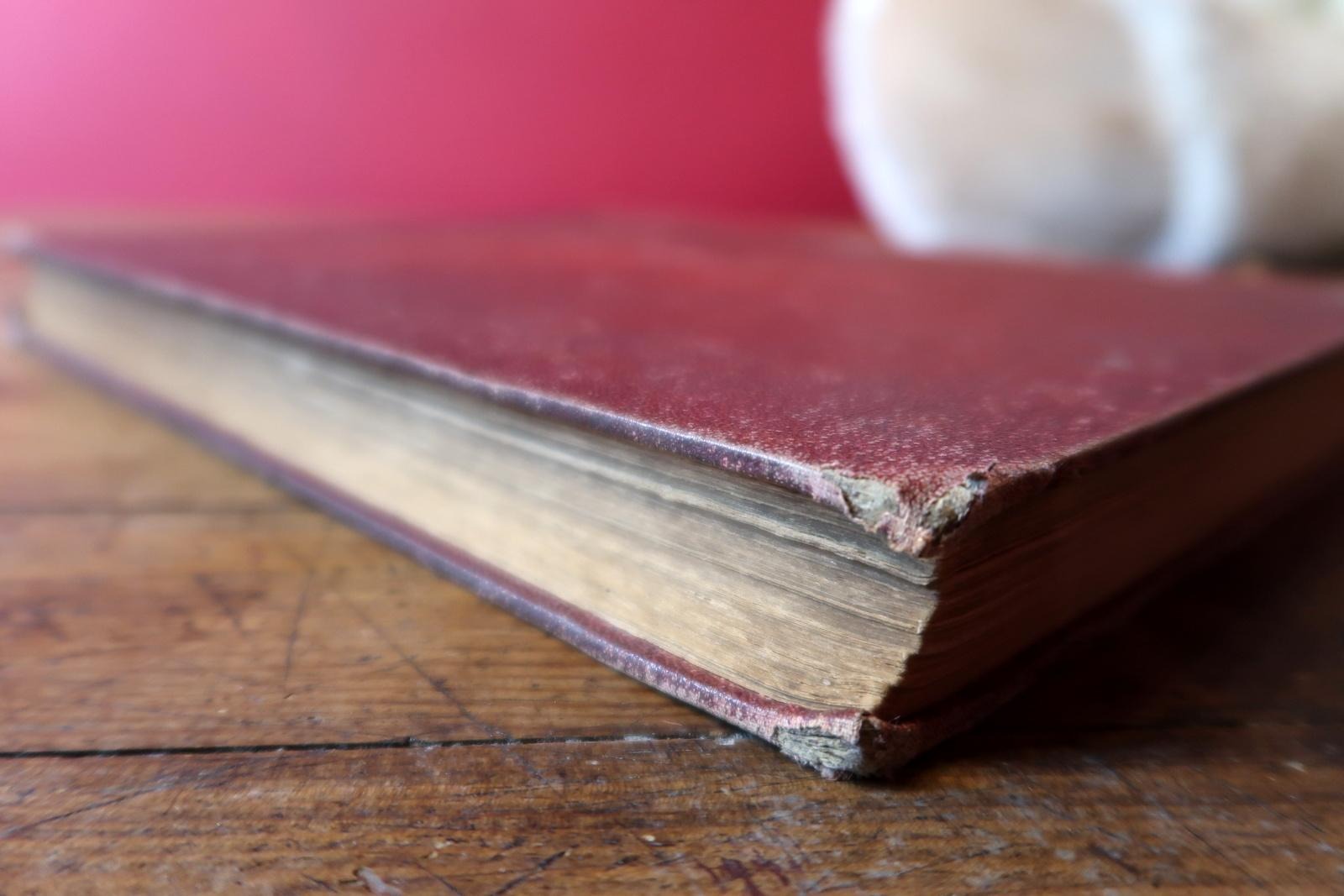 Close-up showing paper texture and age-related toning

