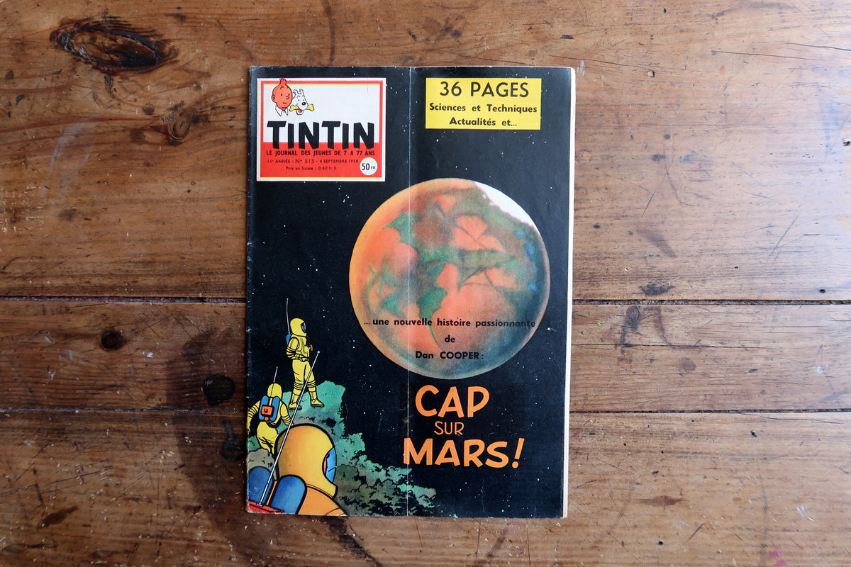 Collectible Journal Tintin No 515 featuring Albert Weinberg Dan Cooper artwork