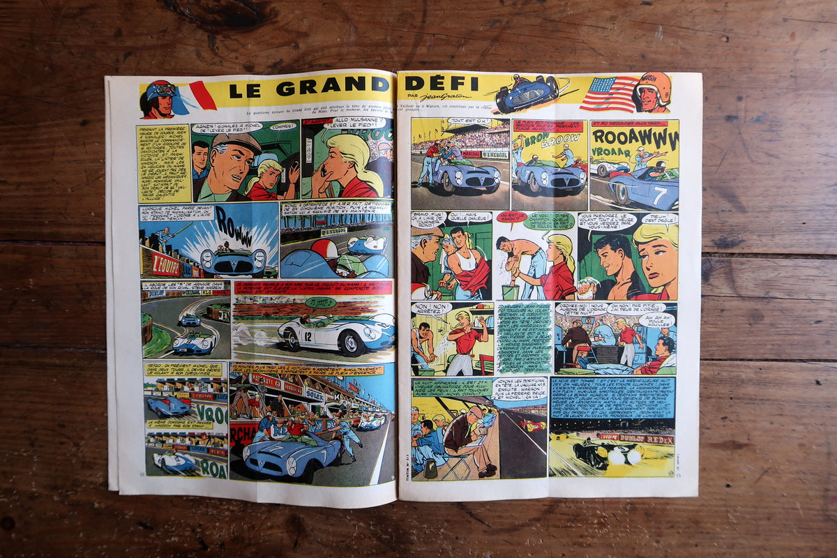 Original Tintin Magazine Issue 517 with Fred Funcken cover artwork