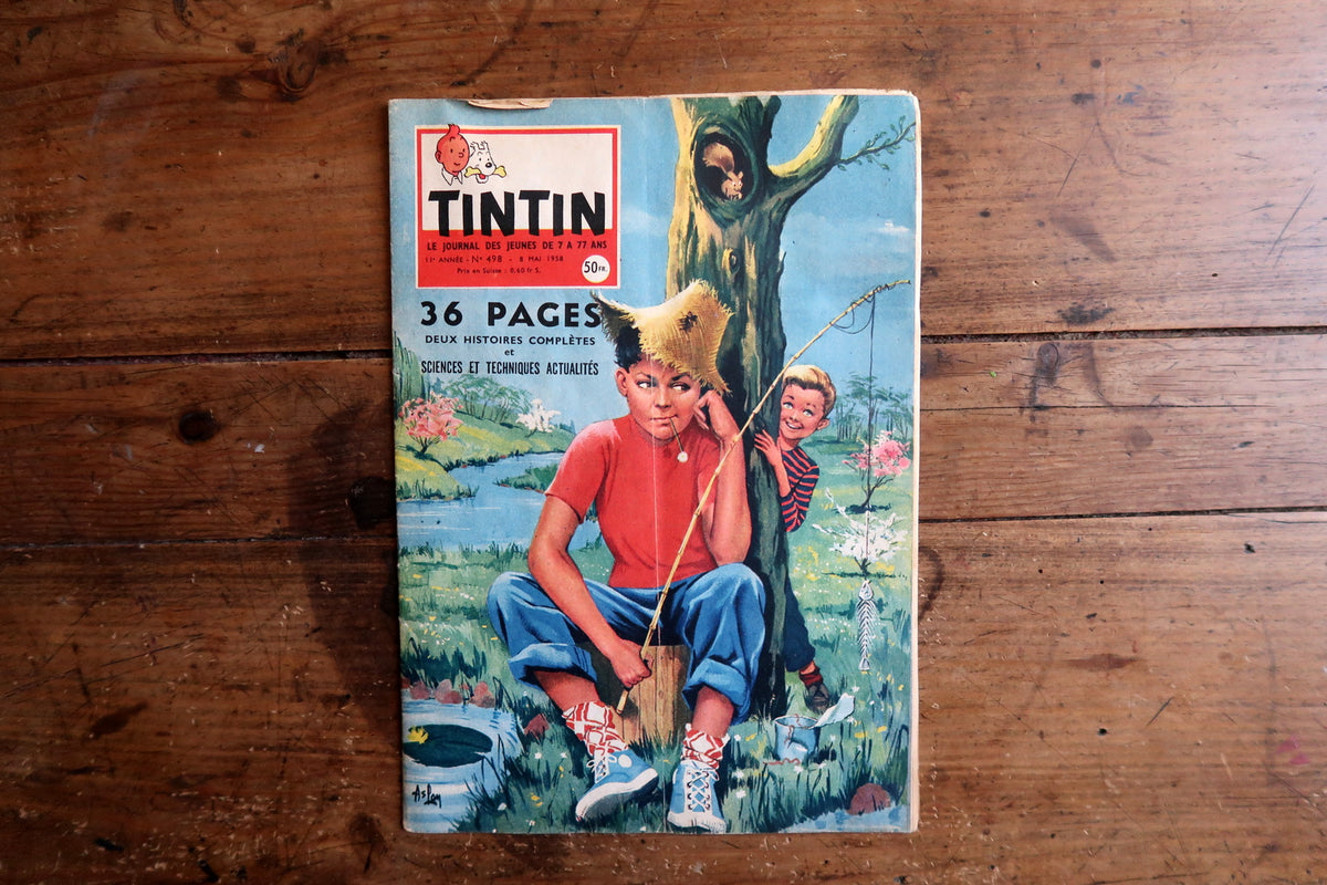 Original 1958 Journal Tintin issue including the celebrated SOS Météores storyline by E.P. Jacobs