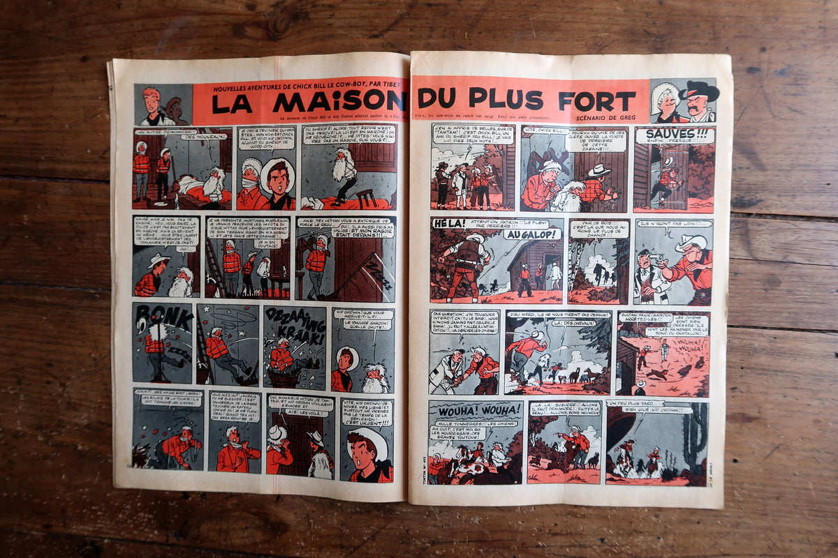 Historic April 1958 Journal Tintin issue highlighting the opening of the Exposition Universelle de Bruxelles Expo 58.