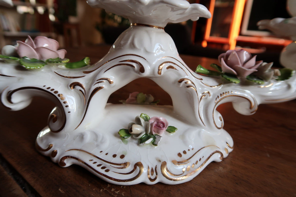 Original maker mark and authentic hallmark stamp of Schumann Arzberg Bavaria porcelain factory visible on the bottom base.