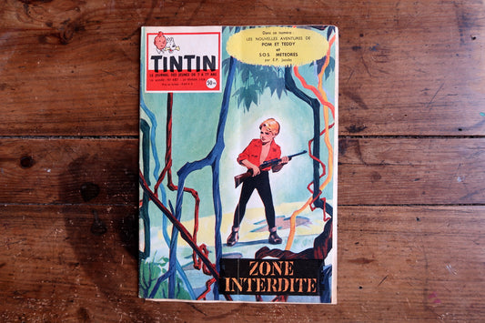 Mid-century February 1958 Franco-Belgian comic magazine published during the golden age of Le Lombard publishing and Brussels Expo 58 era.