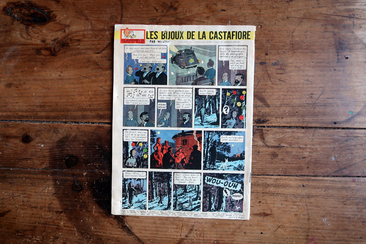 La Mission du Major Redstone comic page beside Foto Fex, Mallat and Choco BN advertisements
