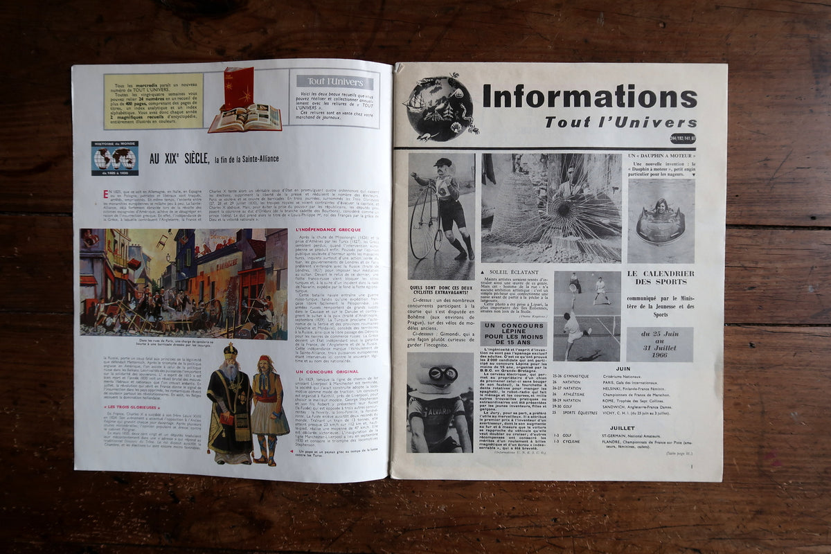 La Littérature Allemande spread with a large Martin Luther portrait
