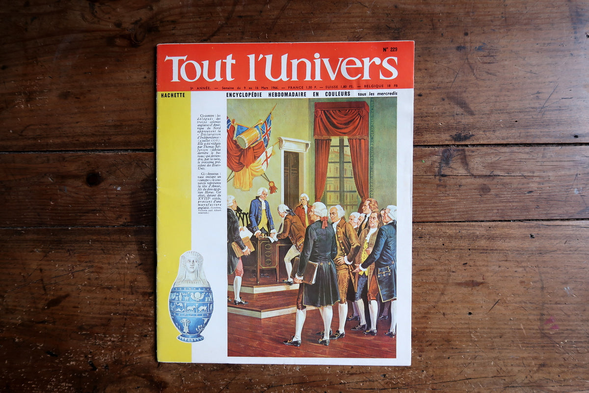 Full front cover of Tout l’Univers N°229 dated 9–16 March 1966.