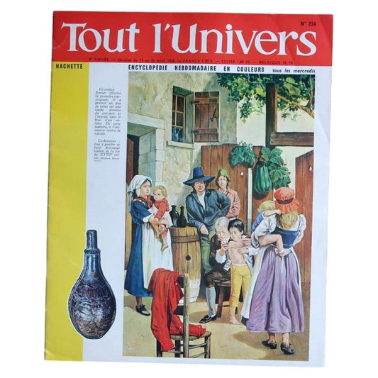 Tout l’Univers N°234 magazine with illustrated historical tooth-pulling cover scene.
