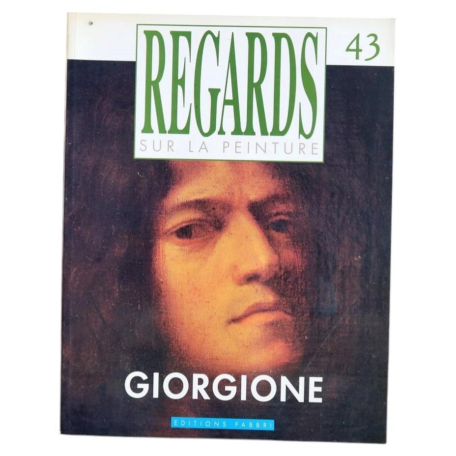 Low-angle Giorgione cover showing the artist’s name and turquoise Éditions Fabbri publisher strip.