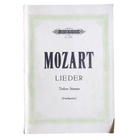 Open Edition Peters vocal score showing German lyrics and Ich würd auf meinem Pfad on page 67.