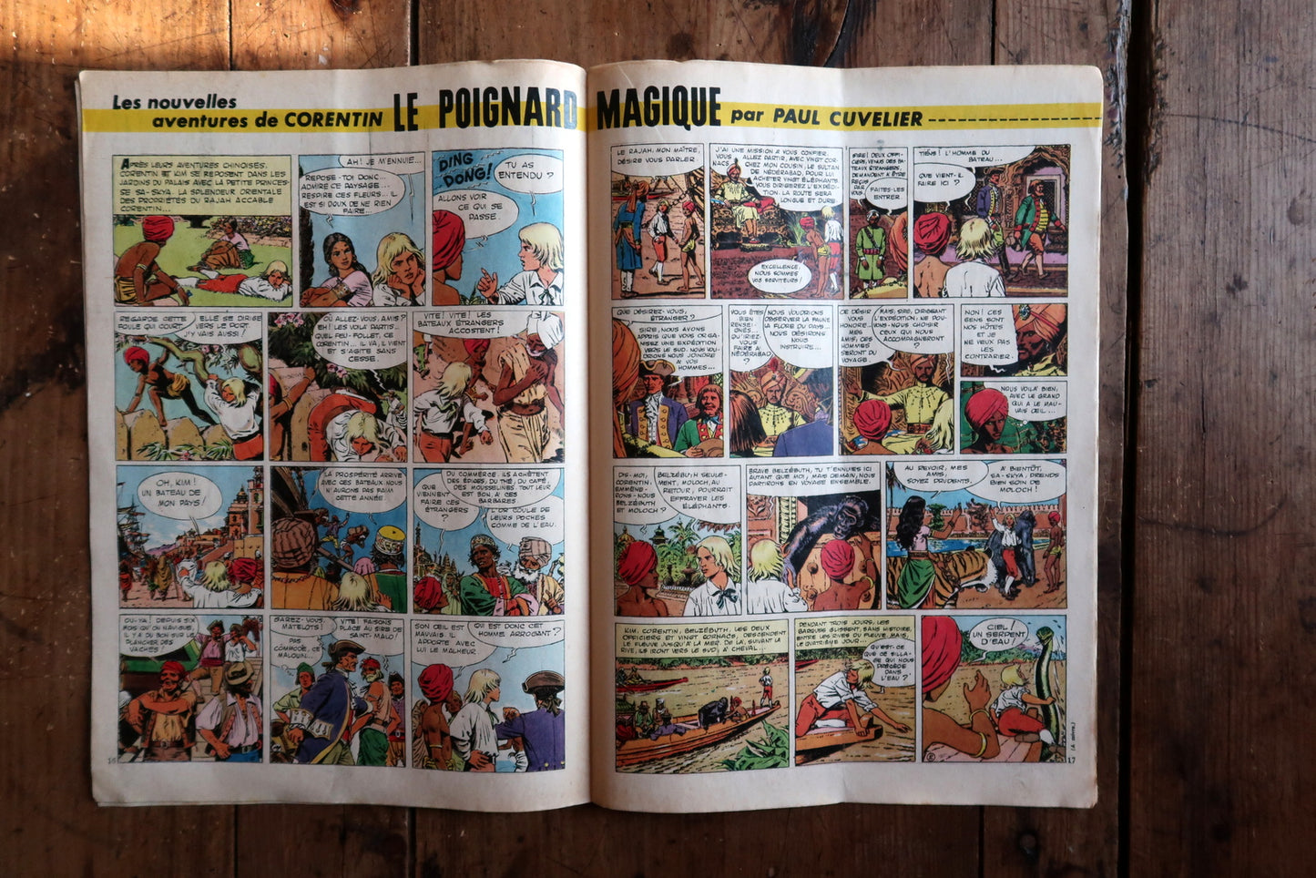 Original 1958 Tintin comic issue No 529, Franco-Belgian collectible magazine