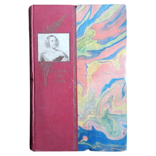 Antique French book La Joie fait peur by Mme Émile de Girardin 19th century