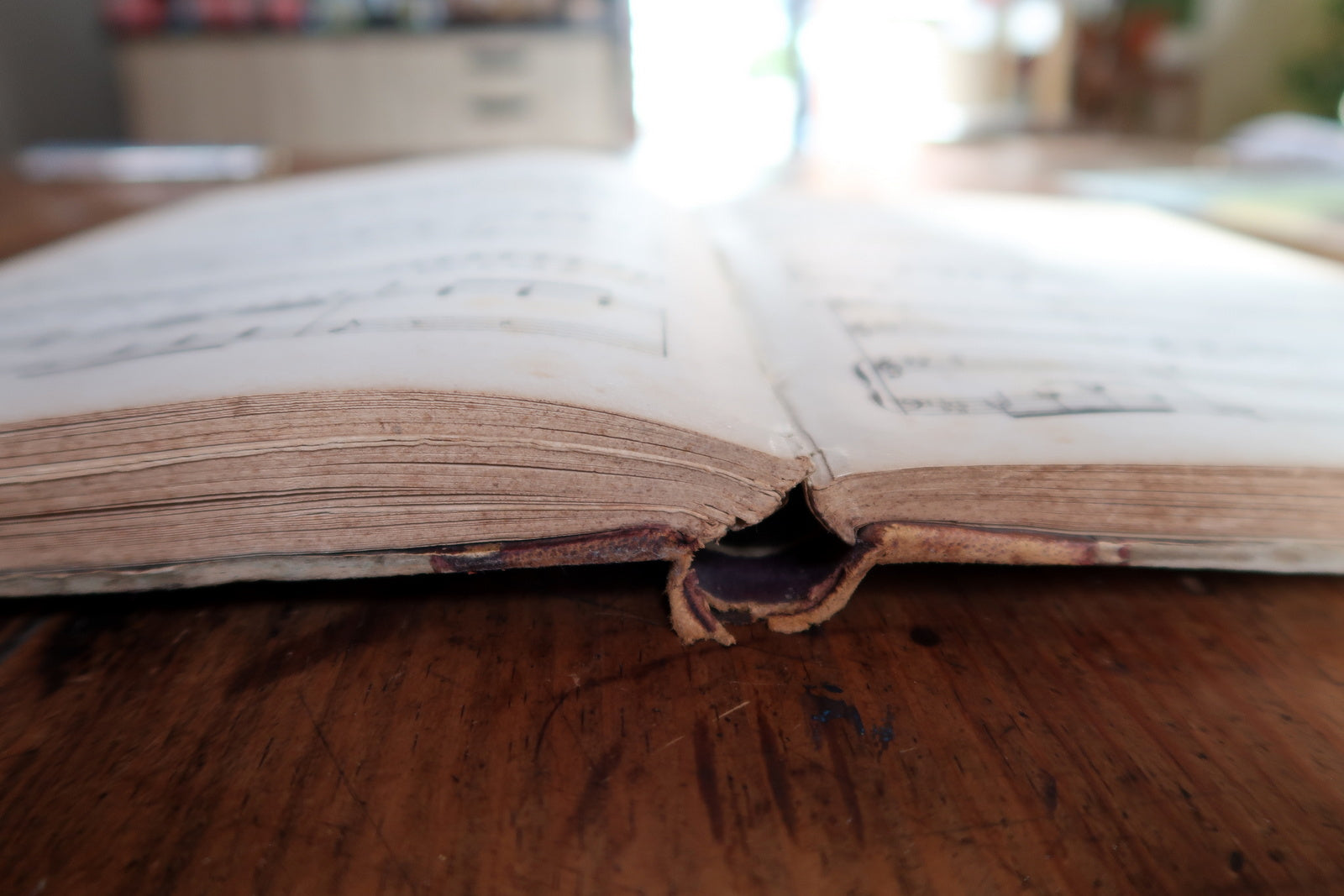 French opera score detail, showcasing musical staves and typography