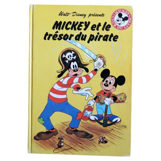 Vintage Walt Disney Mickey Mouse book, illustrated children’s story hardcover