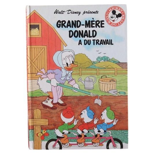 Vintage Walt Disney Grand-Mère Donald book 1980 hardcover illustrated children’s story