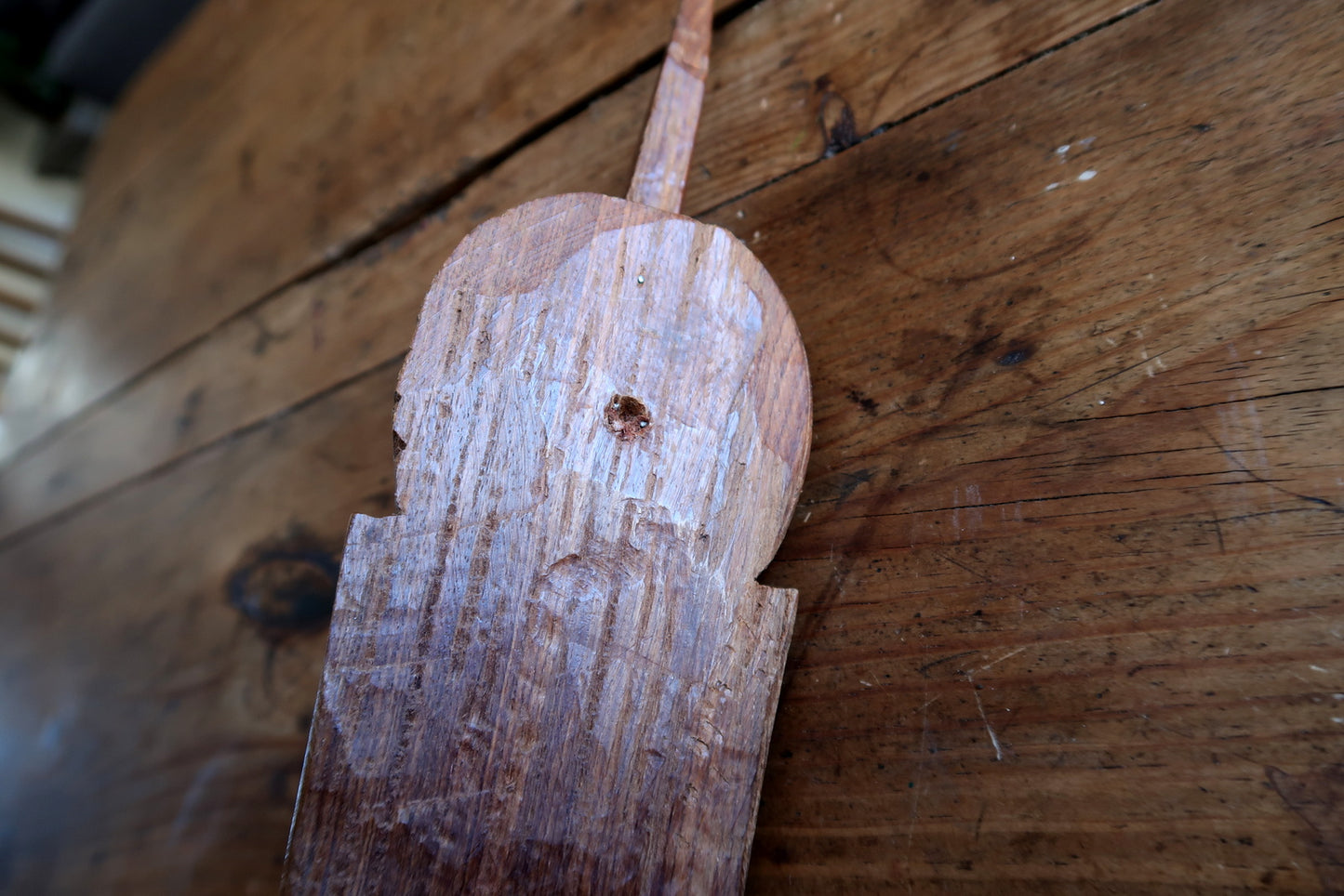 Ivory Coast horn mask — sculpted mask with tall single crest

