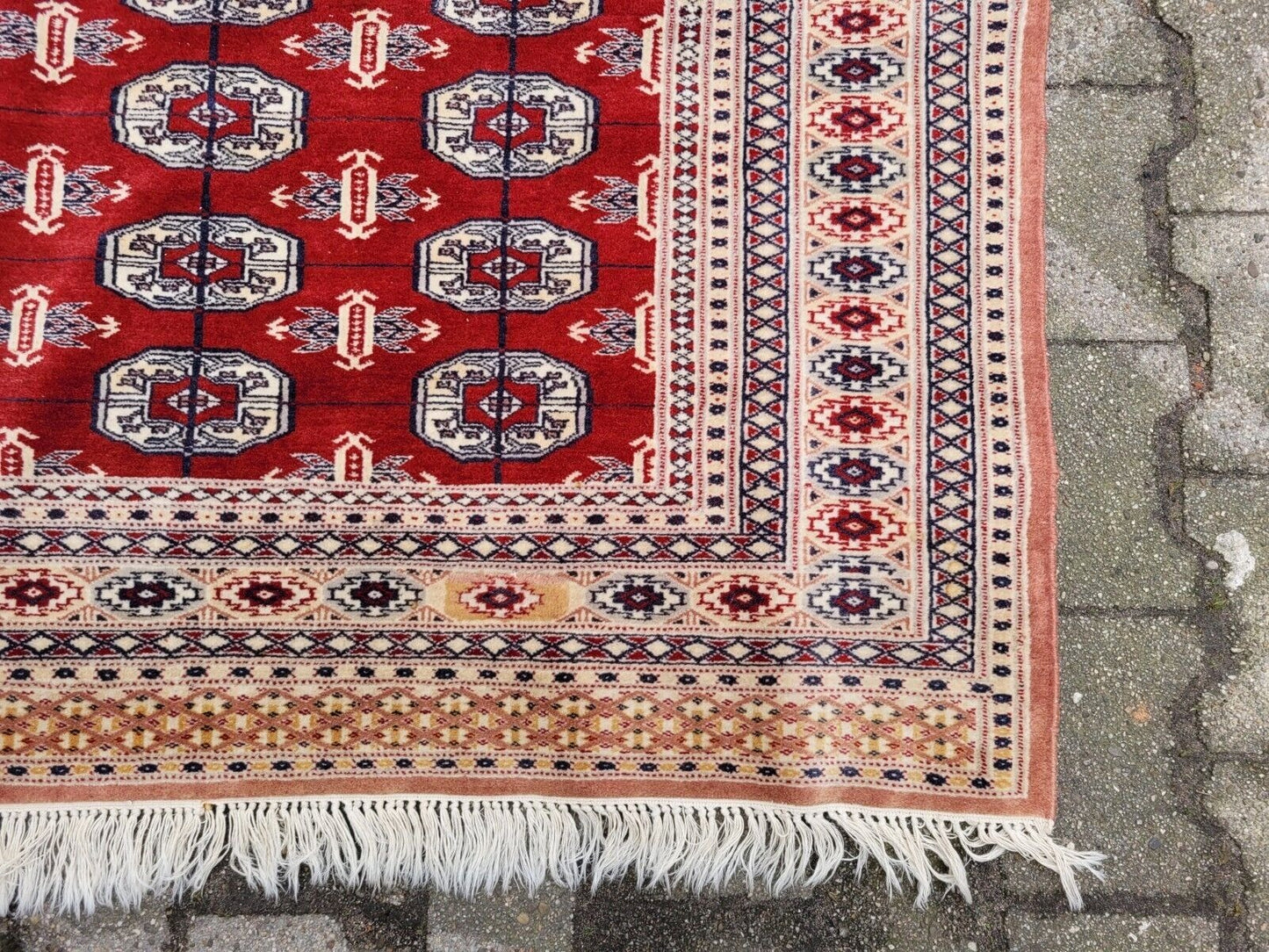 Tribal design close-up with soft wool texture

