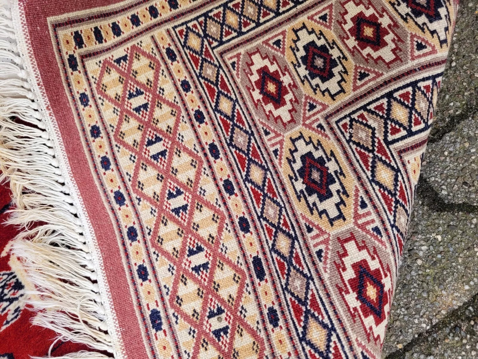 Traditional Central Asian rug from the 1960s

