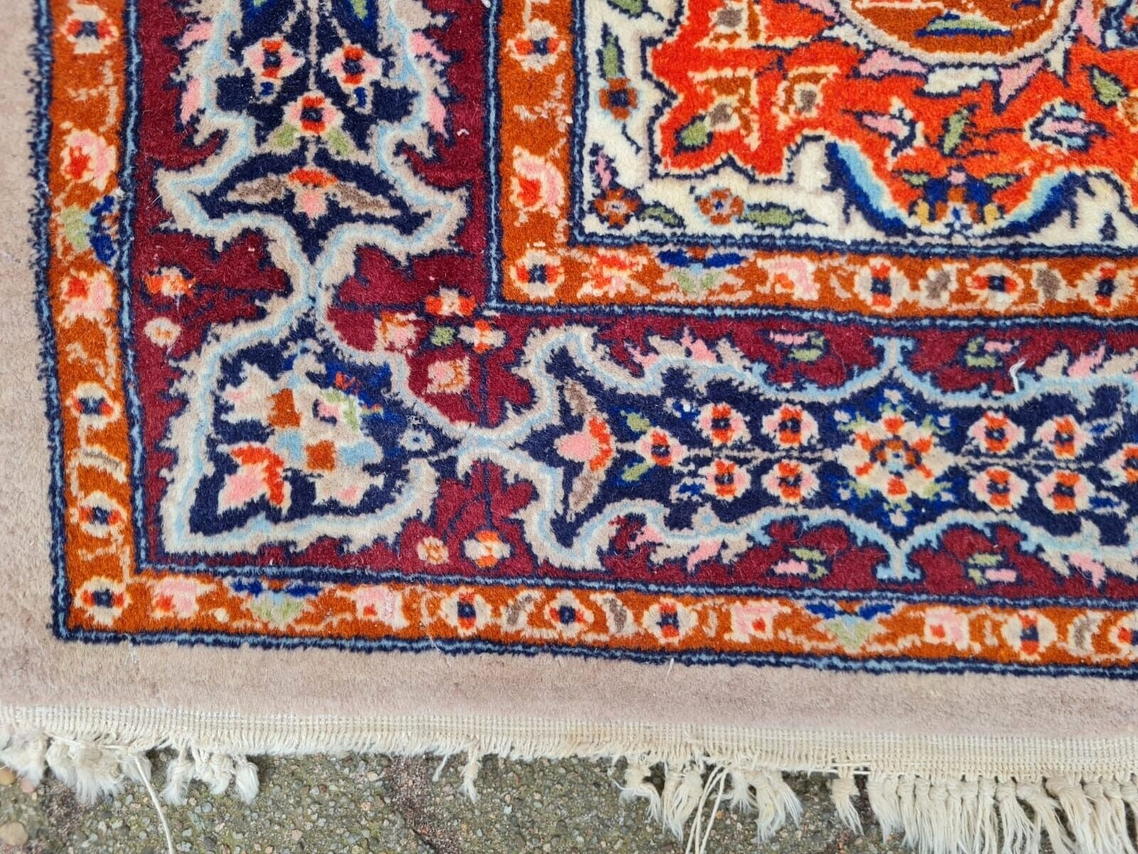 Border detail showing ornate floral motifs

