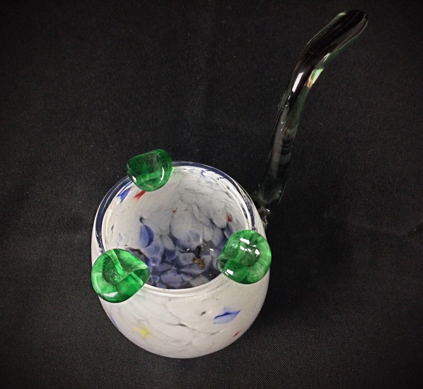 Hand-Blown Glass Catch-All in Vibrant Multicolors

