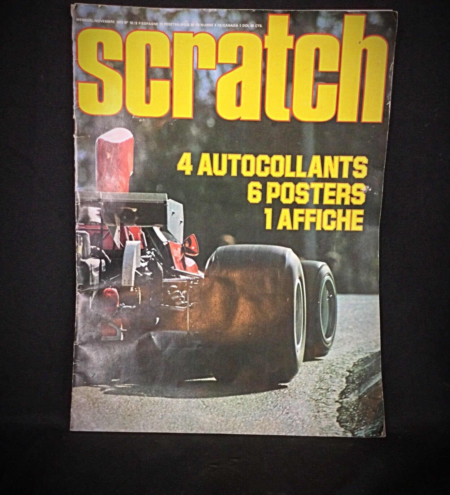 Vintage Racing Magazine with Detached Cover

