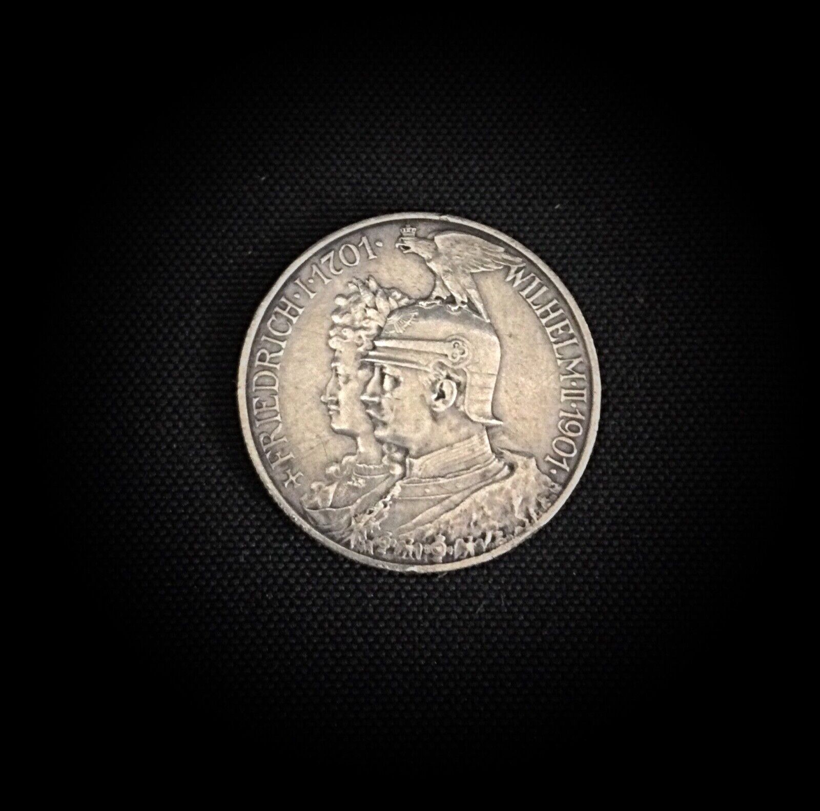 Antique German Coin Featuring Kaiser Wilhelm II
