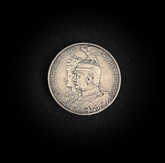 Antique German Coin Featuring Kaiser Wilhelm II
