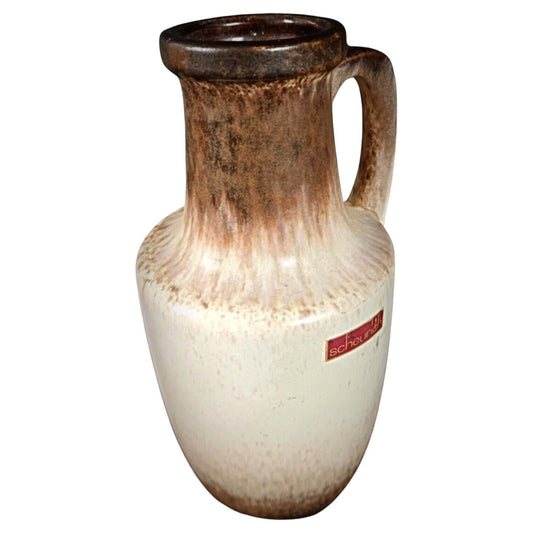 Antique vintage Scheurich clay pitcher marked W. Germany and numbered 404-16
