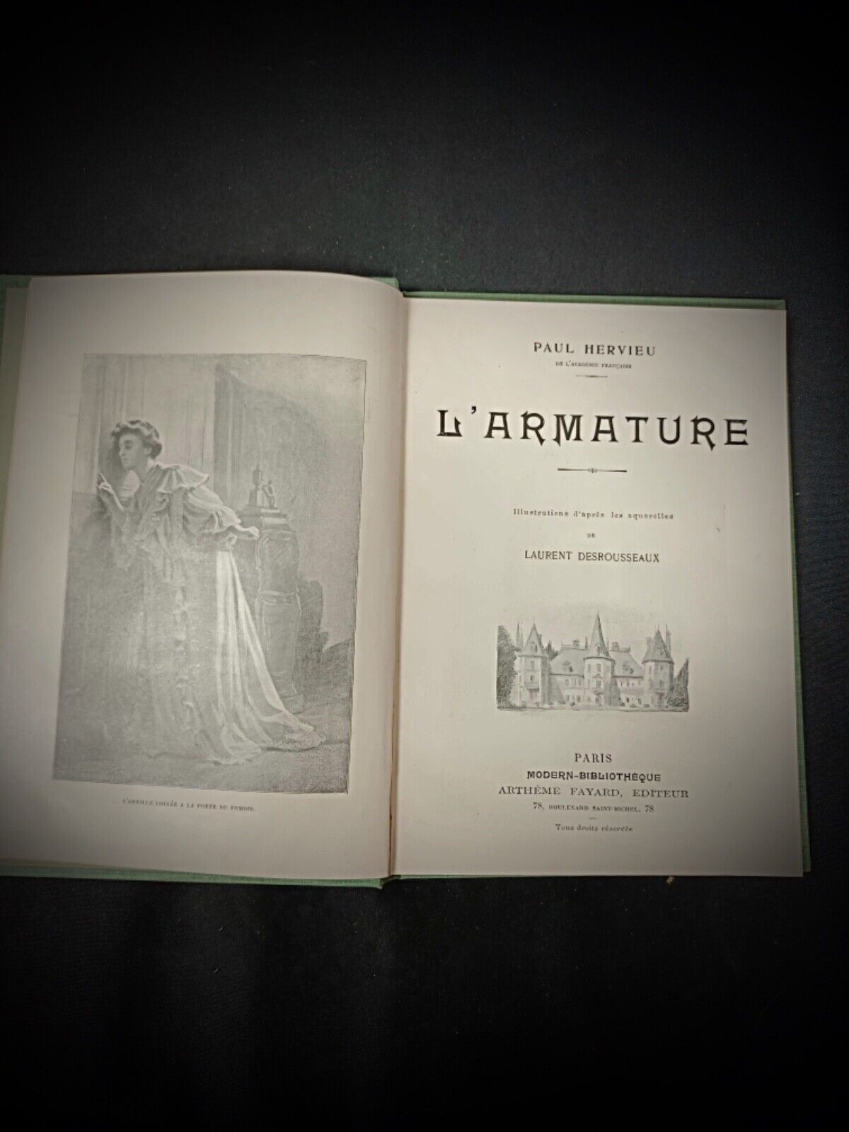 Close-up of book covers in a vintage literature collection