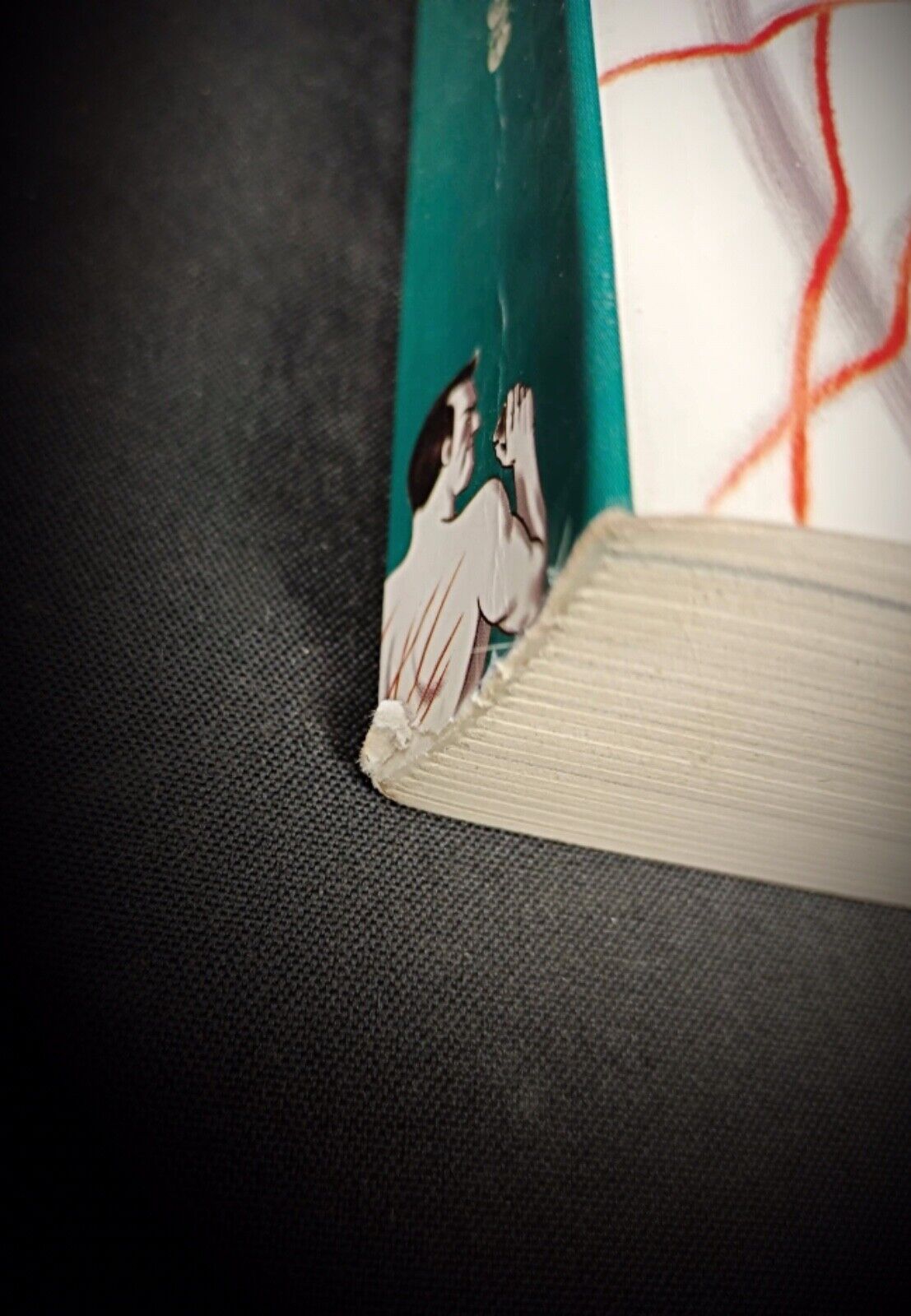 Open pages showing interior art styles

