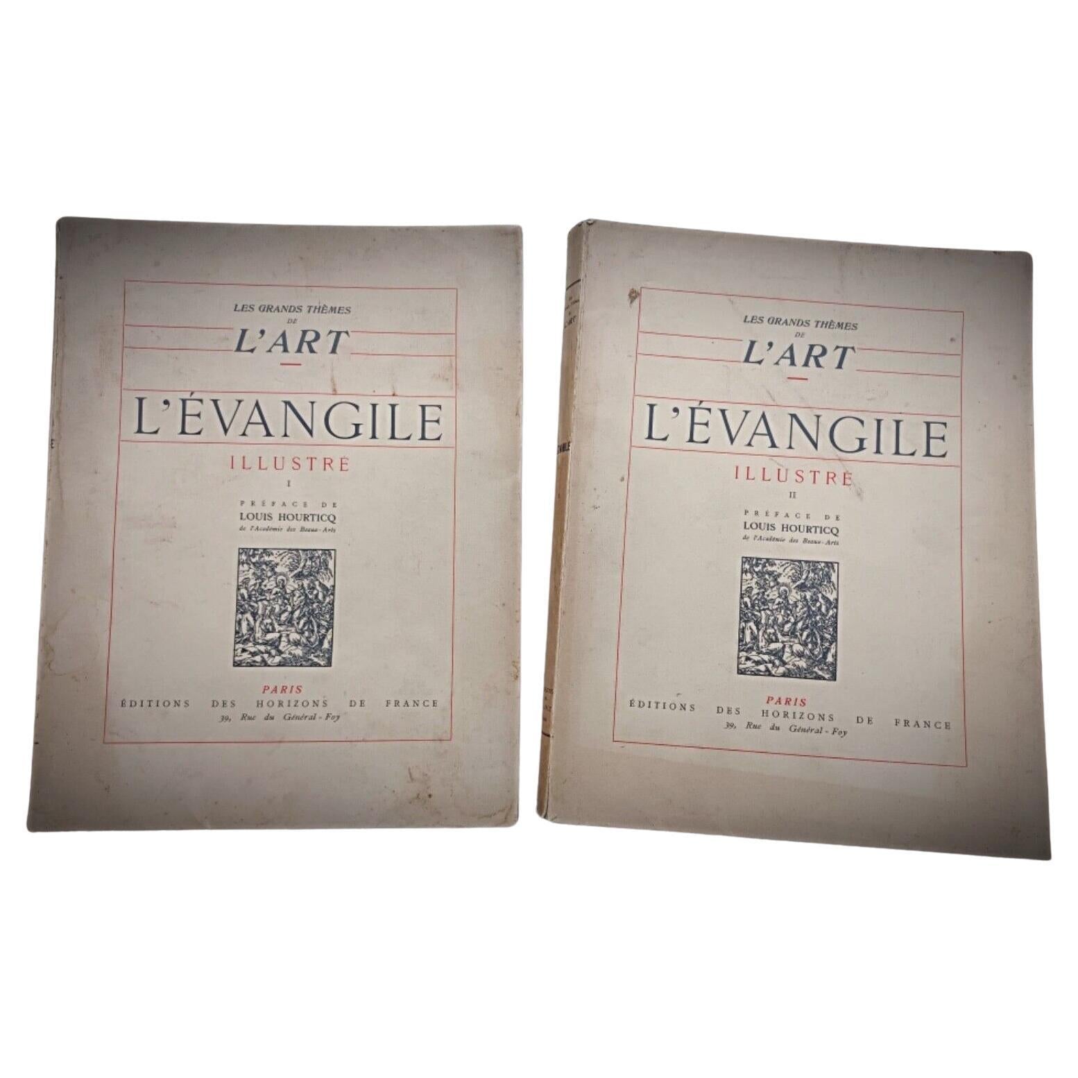 Front cover of Volume I showing title L'Évangile Illustré

