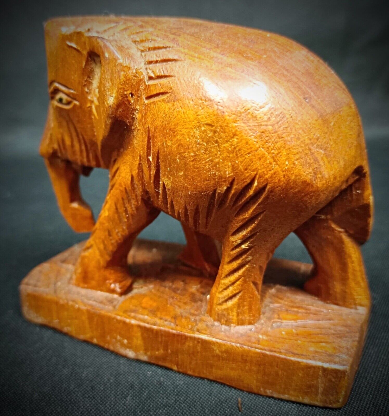 Rear silhouette accentuating wooden craftsmanship


