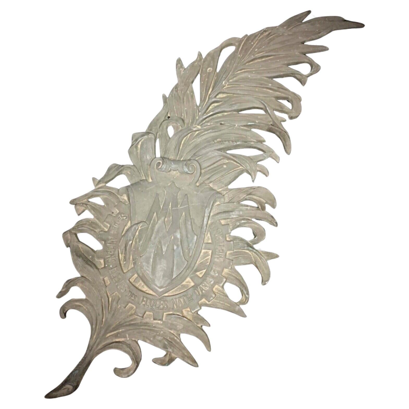Full view of Gadzarts commemorative bronze plaque