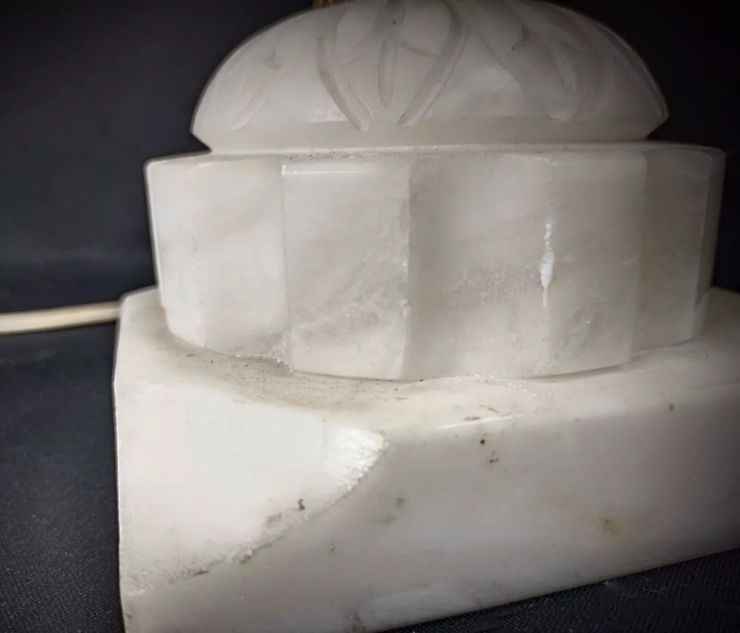 Lamp in setting showing elegant scale

