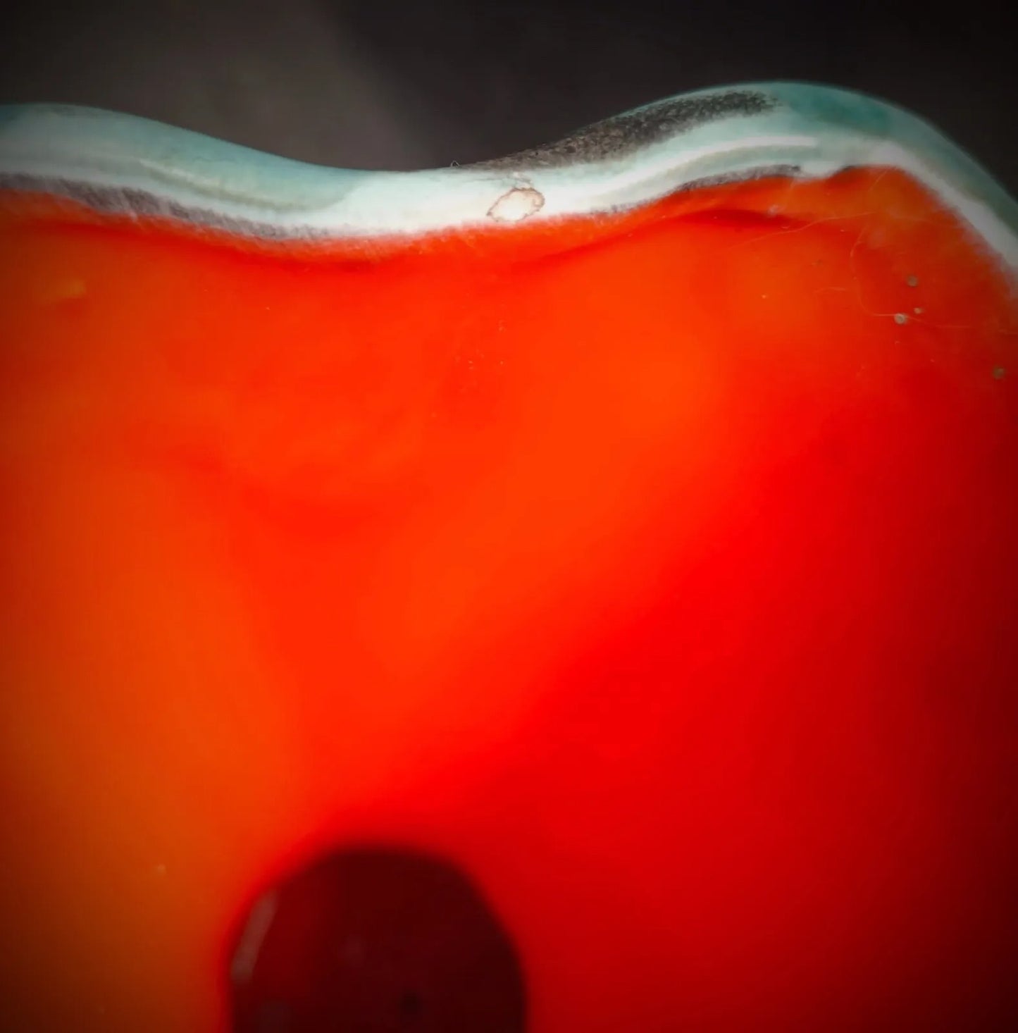 Close-up of pottery texture and glaze

