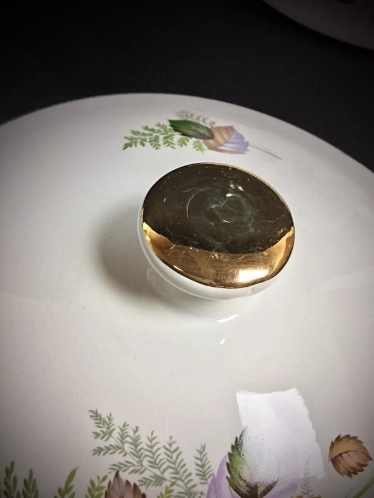 Faience texture and glaze details

